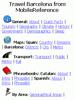 Travel Barcelona (Palm OS)