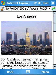 Travel Los Angeles (Palm OS)