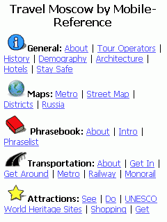Travel Moscow (Palm OS)