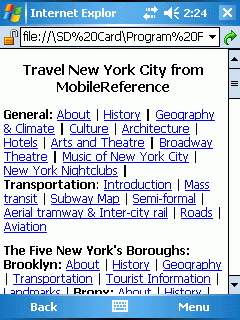 Travel New York City (Symbian)