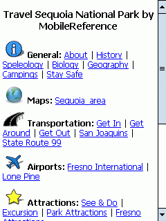 Travel Sequoia National Park (Symbian)