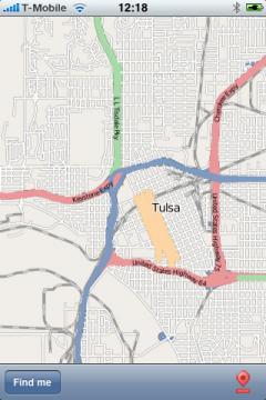 Tulsa Street Map