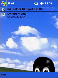 Tux 1 VGA Theme for Pocket PC