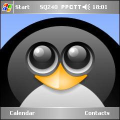 Tux 240 gh Theme for Pocket PC