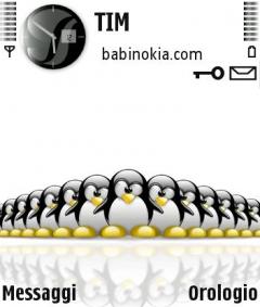 Tux Army White Theme for Nokia N70/N90