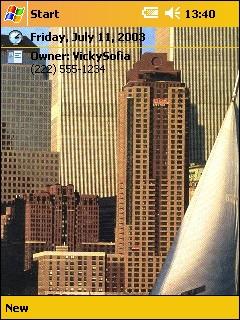 Twin Towers 04 Theme for Pocket PC