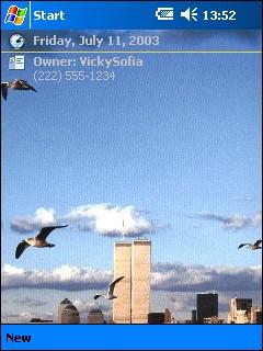 Twin Towers 05 Theme for Pocket PC