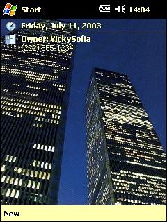 Twin Towers 07 Theme for Pocket PC