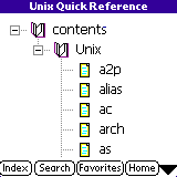 UNIX Quick Reference for Palm OS 5