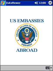 US Embassies Abroad Database for Pocket PC