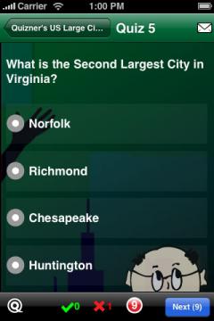 US Second Largest Cities Quiz 201: Geography