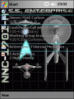 USS Enterprise A AM Theme for Pocket PC