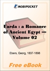 Uarda : a Romance of Ancient Egypt - Volume 02 for MobiPocket Reader