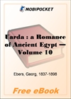 Uarda : a Romance of Ancient Egypt - Volume 10 for MobiPocket Reader