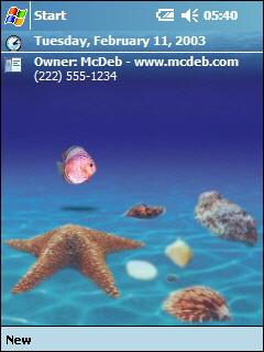 Underwater Life Theme for Pocket PC
