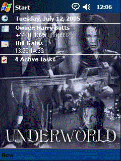 Underworld The Movie Animated Theme for Pocket PC