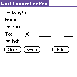 Unit Converter Pro for Palm