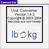Unit Converter for Palm OS