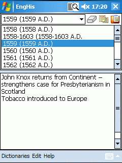 Useful Dates in British History (Pocket PC)