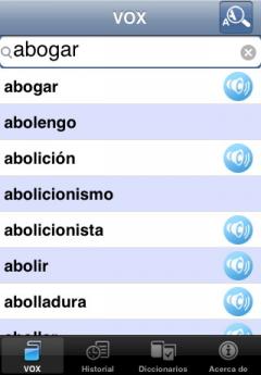 VOX Spanish Explanatory Dictionary with Sound Module (iPhone)