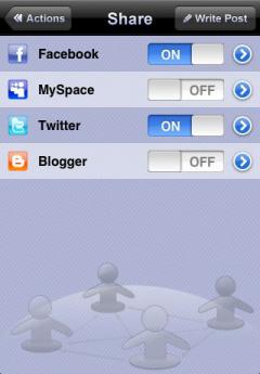 VR+ Voice for Twitter / Facebook / Blogger / MySpace (iPhone)