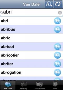 Van Dale Dutch-French & French-Dutch Dictionary (iPhone/iPad)