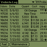 Vehicle Log