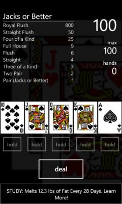 Video Poker (Windows Phone)