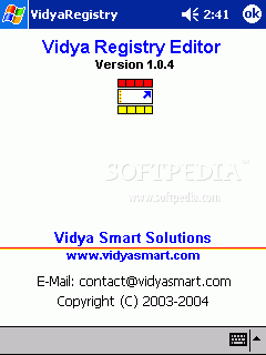 Vidya Pocket Registry Editor
