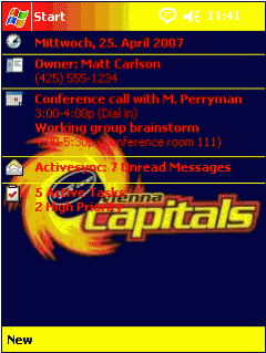 Vienna Capitals BD Theme for Pocket PC