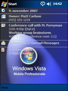 Vista Mob Pro NT Theme for Pocket PC