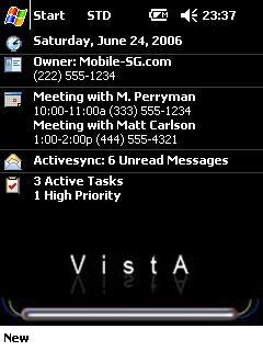 Vista Black Theme for Pocket PC