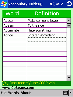 VocabularyBuilder