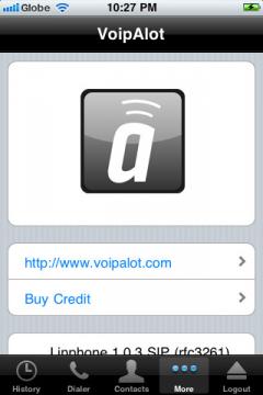 VoipAlot for iPhone