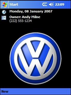 Volkswagen Logo AMF Theme for Pocket PC
