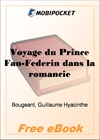 Voyage du Prince Fan-Federin dans la romancie for MobiPocket Reader