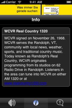 WCVR Radio (iPhone)