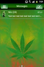GO SMS Theme WEED GANJA