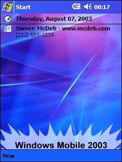 WM-2003 Theme for Pocket PC