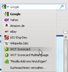 WOT Scorecard DE - Firefox Addon