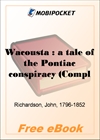 Wacousta: a tale of the Pontiac conspiracy for MobiPocket Reader