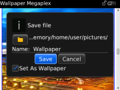 Wallpaper Megaplex for BlackBerry