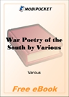 War Poetry of the South for MobiPocket Reader