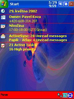 Warped Space 04 Theme for Pocket PC