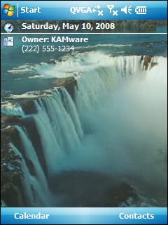 Water Falls IJ1 Theme for Pocket PC