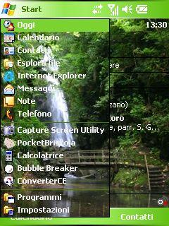 Waterfall 02 SK Theme for Pocket PC