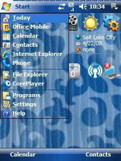 Wave Jacquard - Pocket PC Theme