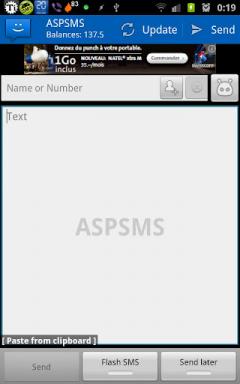 WebSMS: ASPSMS Connector