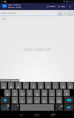 WebSMS: sms-club.ch Connector