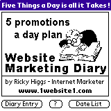 Website Marketing Diary